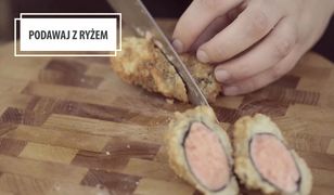 Zielone curry z łososiem. Orientalny obiad na chłody