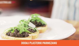 Bruschetta z tapenadą. Mariaż kuchni włoskiej i hiszpańskiej