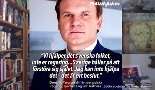 To nie Polska pomaga Szwecji i Szwedom, a Unia Europejska