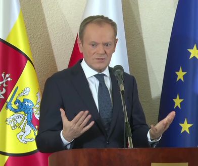 Donald Tusk w Białymstoku. Były premier komentuje kwestię polexitu
