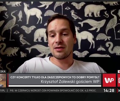 Zalewski o koncertach dla zaszczepionych. "To przerzucanie odpowiedzialności"