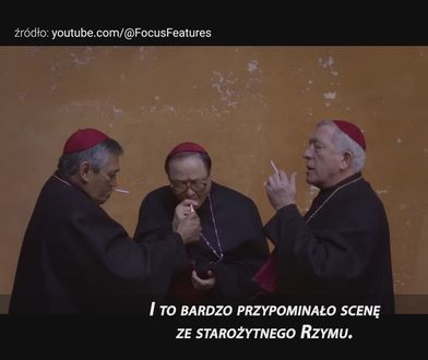 "Konklawe". Reżyser o scenie z ciałem papieża: "jest człowiekiem, który trafia do karetki w plastikowym worku na zwłoki"