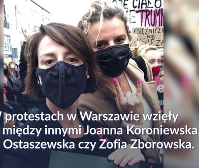 Gwiazdy wspierają protesty kobiet