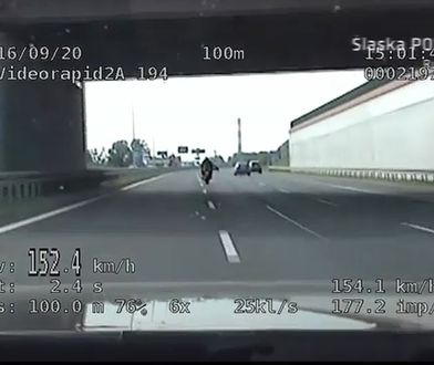 Dwóch motocyklistów kontra policyjna grupa "Speed"