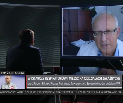 Koronawirus. Zabraknie łóżek? Prof. Robert Flisiak: "funkcjonujemy na granicy możliwości"