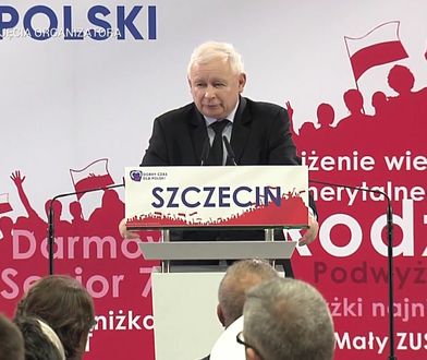 Szczecin. Jarosław Kaczyński dziękuje za pomnik brata. "Macie powód do dumy"