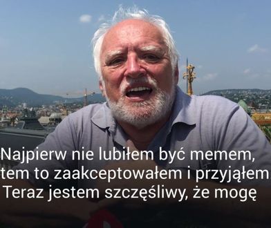 Niechcący stał się sławny. "Hide the pain Harold" to po prostu András, 73-letni elektryk