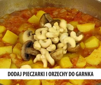 Obiad doskonały - curry z ciecierzycy z dodatkami
