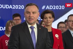 Andrzej Duda otworzył swoje biuro. Przeciwnicy zostawili dla niego "prezent"