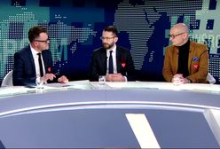 WOŚP 2020. Wicerzecznik PiS przyszedł do studia bez serduszka, wyszedł już z nim