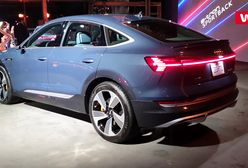 Audi E-tron Sportback z bliska. Nowy elektryczny SUV z Niemiec