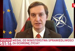 Zuzanna Wiewiórka z medalem. Wiceminister sprawiedliwości Sebastian Kaleta broni tej decyzji