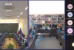 Nietypowe zdarzenie na głosowaniu w KRS. W tle słychać kobiecy głos