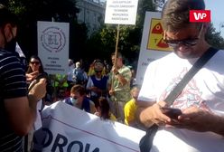 Protest przedstawicieli zawodów medycznych. Przedstawili postulaty