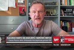 Cezary Pazura o szczepionkach: "Nie zwracałem uwagi na to, którym preparatem będę szczepiony"