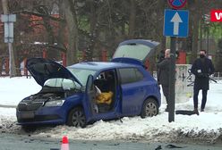 Wypadek z udziałem auta SOP. Mamy nagranie