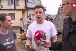 Librantowa. Żywioł zniszczył dom pani Renaty. Z pomocą ruszyli przyjaciele