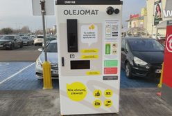 Pierwsza taka maszyna w Warszawie. Zbiera zużyty olej