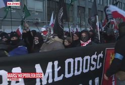 Skandaliczne hasła na Marszu Niepodległości. Relację przerwała jedna z uczestniczek