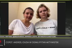 "Chciano mnie uciszyć". Aktywistka dyskutowała z Andrzejem Dudą o klimacie