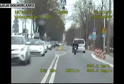 Motocyklista po narkotykach uciekał przed policją. Jechał nawet 175 km/h