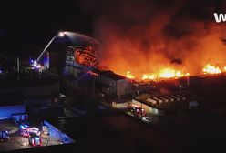 Pożar w Mińsku Mazowieckim. Kłęby czarnego dymu widać z daleka