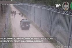 Rzucali w strażników kamieniami i konarami. Nagrania z granicy