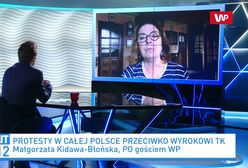 Strajk kobiet. Małgorzata Kidawa-Błońska uderza w Kaczyńskiego: on wyprowadził ludzi na ulice, on ponosi odpowiedzialność
