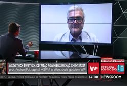 Koronawirus. Prof. Andrzej Fal o zamknięciu cmentarzy i "zdalnym Bożym Narodzeniu"