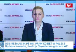 Barbara Nowacka oburzona słowami europosłanki PiS Elżbiety Kruk w PE