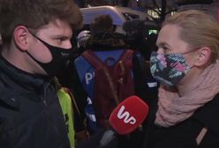 Strajk kobiet. Policja blokuje przejście "To niepotrzebna eskalacja konfliktu"