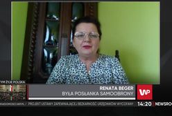 Renata Beger porównuje się z Jarosławem Kaczyńskim. "I kto tu ma bardziej prawidłowe podejście?"