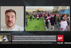 Białoruś. Protesty nie ustają. Zmicier Mickiewicz: "Widzimy wsparcie od Polski i Litwy"