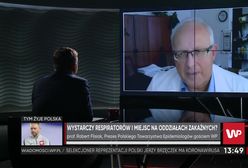 Koronawirus. Zabraknie łóżek? Prof. Robert Flisiak: "funkcjonujemy na granicy możliwości"