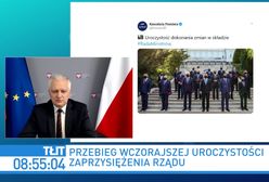 Jarosław Kaczyński i Jarosław Gowin podziębieni. Winna uroczystość w Pałacu?