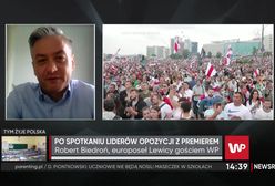 Białoruś. Robert Biedroń o postawie Andrzeja Dudy. "To jest bardzo dziwna sytuacja"