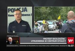 Warszawa. Strajk klimatyczny. Rzecznik KGP: "Sami protestujący chwalili działania policji"