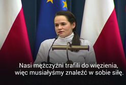 Swiatłana Cichanouska w Polsce. Wzruszające słowa o mężu. "Zrobiłam to z miłości"