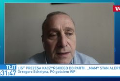 Grzegorz Schetyna o liście Jarosława Kaczyńskiego: krzyk rozpaczy