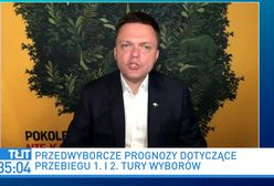 Wybory 2020. Wewnętrze badania sztabu Szymona Hołowni. "Duda spadł do 33 procent"