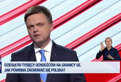 Debata prezydencka w TVP. Szymon Hołownia: polska polityka wobec uchodźców nie istnieje