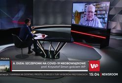 Wybory 2020. Andrzej Duda o szczepionkach. Prof. Simon: to jest obłęd