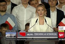 Wystąpienie Kingi Dudy po ogłoszeniu sondażu IPSOS. "Nikt nie zasługuje, by być obiektem nienawiści"