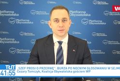 "Skandaliczne słowa" w Sejmie. Cezary Tomczyk oburzony nagraniem
