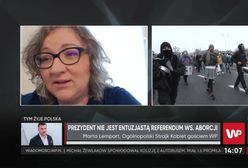 Marta Lempart o pomyśle referendum ws. aborcji. Aktywistka o słowach Andrzeja Dudy