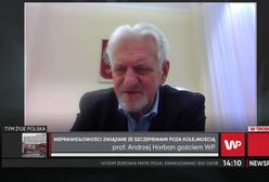 Szczepionka na COVID. Prof. Andrzej Horban o zaszczepionych poza kolejnością celebrytach
