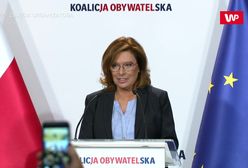 Małgorzata Kidawa-Błońska kandydatką na premiera. "Mam straszną tremę"