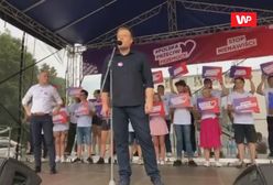 Solidarni z Białymstokiem. Adrian Zandberg na wiecu