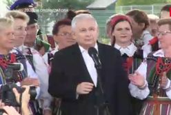 Wybory parlamentarne 2019. Jarosław Kaczyński dał wykład mieszkańcom Miedzny Murowanej