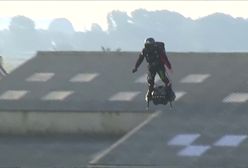 Franky Zapata przeleciał nad kanałem La Manche